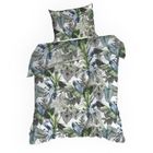 Eurofirany, komplet pościeli bawełnianej, Davos, 140-200 cm, zielony