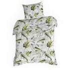 Eurofirany, komplet pościeli bawełnianej, Ellen, 160-200 cm, biały