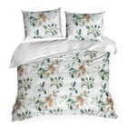 Eurofirany, komplet pościeli bawełnianej, Nikola, 140-200 cm, biały