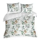 Eurofirany, komplet pościeli bawełnianej, Nikola, 160-200 cm, biały