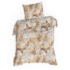 Eurofirany, komplet pościeli bawełnianej, Pola, 140-200 cm, biały