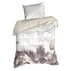 Eurofirany, komplet pościeli satynowej premium, 160-200 cm, kremowy