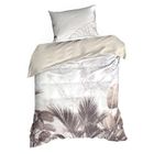 Eurofirany, komplet pościeli satynowej, premium23, 220-200 cm, kremowy