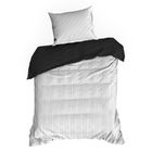 Eurofirany, komplet pościeli satynowej, Raya, 220-200 cm, biały