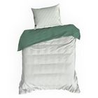 Eurofirany, komplet pościeli satynowej, Raya, 220-200 cm, biały