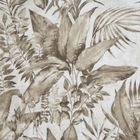 Eurofirany, komplet pościeli satynowej, Spring, 140-200 cm, ciemnobeżowy