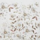 Eurofirany, komplet pościeli satynowej, spring, 140-200 cm, popielaty