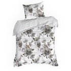 Eurofirany, komplet pościeli satynowej, Spring, 220-200 cm, biały