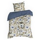 Eurofirany, komplet pościeli satynowej, Spring 66, 160-200 cm, jasnobeżowy