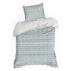 Eurofirany, komplet pościeli satynowej, Spring 98, 140-200 cm, granatowy