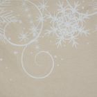 Eurofirany, komplet pościeli świątecznej, Santa, 220-200 cm, beżowy