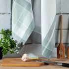 Eurofirany, komplet ręczników kuchennych Mona, 50-70 cm, grafitowy