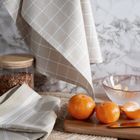 Eurofirany, komplet ręczników kuchennych, Rubi, 50-70 cm, beżowy