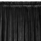 Eurofirany, Melanie, zasłona zaciemniająca gotowa, na taśmie 140-270 cm, czarny