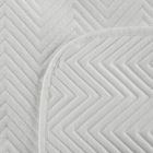 Eurofirany, narzuta len, 200-220 cm, biały