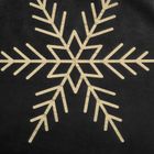 Eurofirany, obrus świąteczny, 40-140 cm, czarny