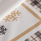 Eurofirany, obrus świąteczny, Angel, 85-85 cm, biały