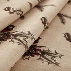 Eurofirany, obrus świąteczny, Melody, 140-200 cm, beżowy