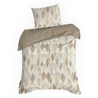 Eurofirany, pościel d91 Dafne, 220-200 cm, brązowy