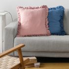 Eurofirany, poszewka muślin, 45-45 cm, granatowy