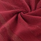 Eurofirany, ręcznik April, 50-90 cm, bordowy