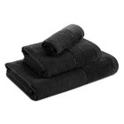 Eurofirany, ręcznik, Aria, 50-90 cm, czarny