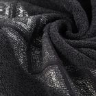 Eurofirany, ręcznik, Azari, 50-90 cm, czarny