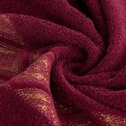 Eurofirany, ręcznik, Azari, 70-140 cm, bordowy