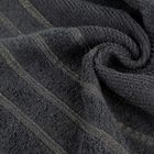 Eurofirany, ręcznik bawełniany, Amira 04, 70-140 cm, stalowy