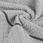 Eurofirany, ręcznik Favori, 70-140 cm, srebrny