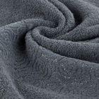 Eurofirany, ręcznik, Iris, 30-50 cm, stalowy