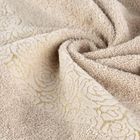 Eurofirany, ręcznik, Iris, 50-90 cm, beżowy