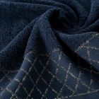 Eurofirany, ręcznik Layla, 30-50 cm, granatowy