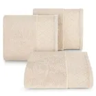 Eurofirany, ręcznik Layla, 70-140 cm, beżowy