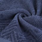 Eurofirany, ręcznik, Loren, 70-140 cm, granatowy