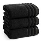 Eurofirany, ręcznik Nadine, 50-90 cm, czarny