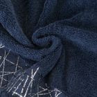 Eurofirany, ręcznik Nika, 70-140 cm, granatowy