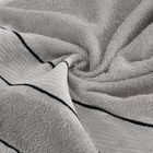 Eurofirany, ręcznik Nikola, 50-90 cm, stalowy