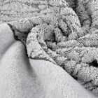 Eurofirany, ręcznik, Nola, 70-140 cm, srebrny