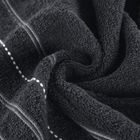 Eurofirany, ręcznik Vento, 30-50 cm, czarny