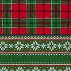 Eurofirany, świąteczny komplet pościeli, Aurora, 140-200 cm, zielony