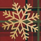 Eurofirany, świąteczny komplet pościeli, Estrella, 140-200 cm, czerwony