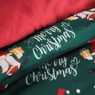 Eurofirany, świąteczny komplet pościeli, galdor, 140-200 cm, zielony