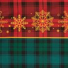 Eurofirany, świąteczny komplet pościeli, Glory, 220-200 cm, czerwony