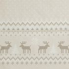 Eurofirany, świąteczny komplet pościeli, Luke, 160-200 cm, beżowy