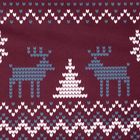 Eurofirany, świąteczny komplet pościeli, Matt, 220-200 cm, bordowy