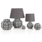 Eurofirany, świecznik dekoracyjny Niko, o 12-14 cm, grafitowy