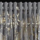 Eurofirany, zasłona gotowa, Celia, na taśmie, 140-270 cm, stalowy