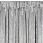 Eurofirany, zasłona gotowa, Ingrid, na taśmie, 140-270 cm, stalowy