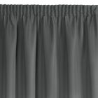 Eurofirany, zasłona gotowa na taśmie, Rita, 140-175 cm, grafitowy